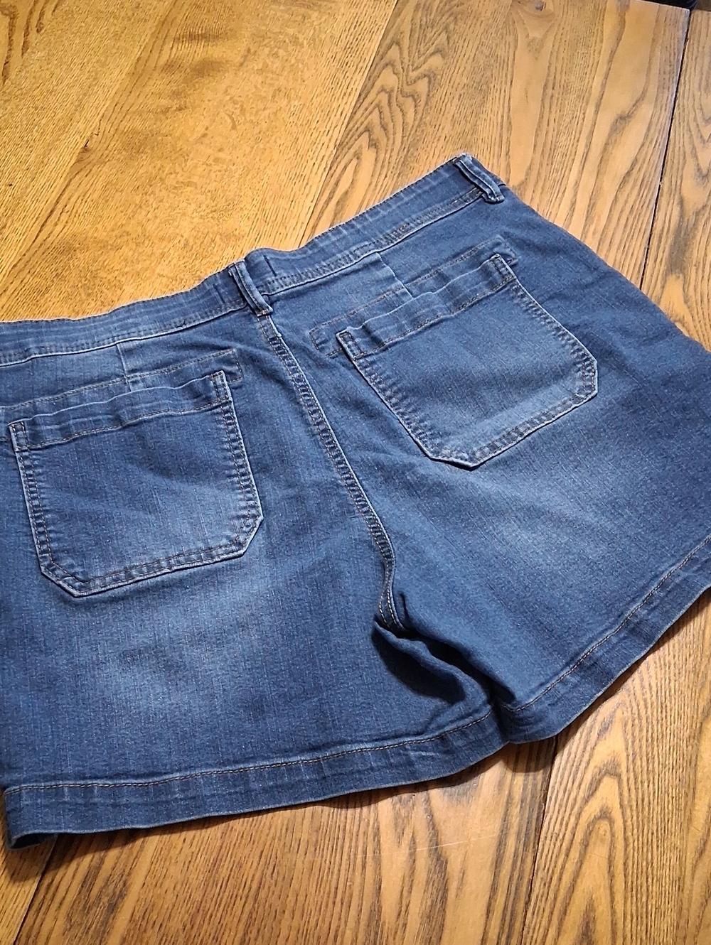 CURVE APPEAL Jeans Womens Shorts 14 / 32 BLUE Used Preowned Denim - Picture 5 of 5